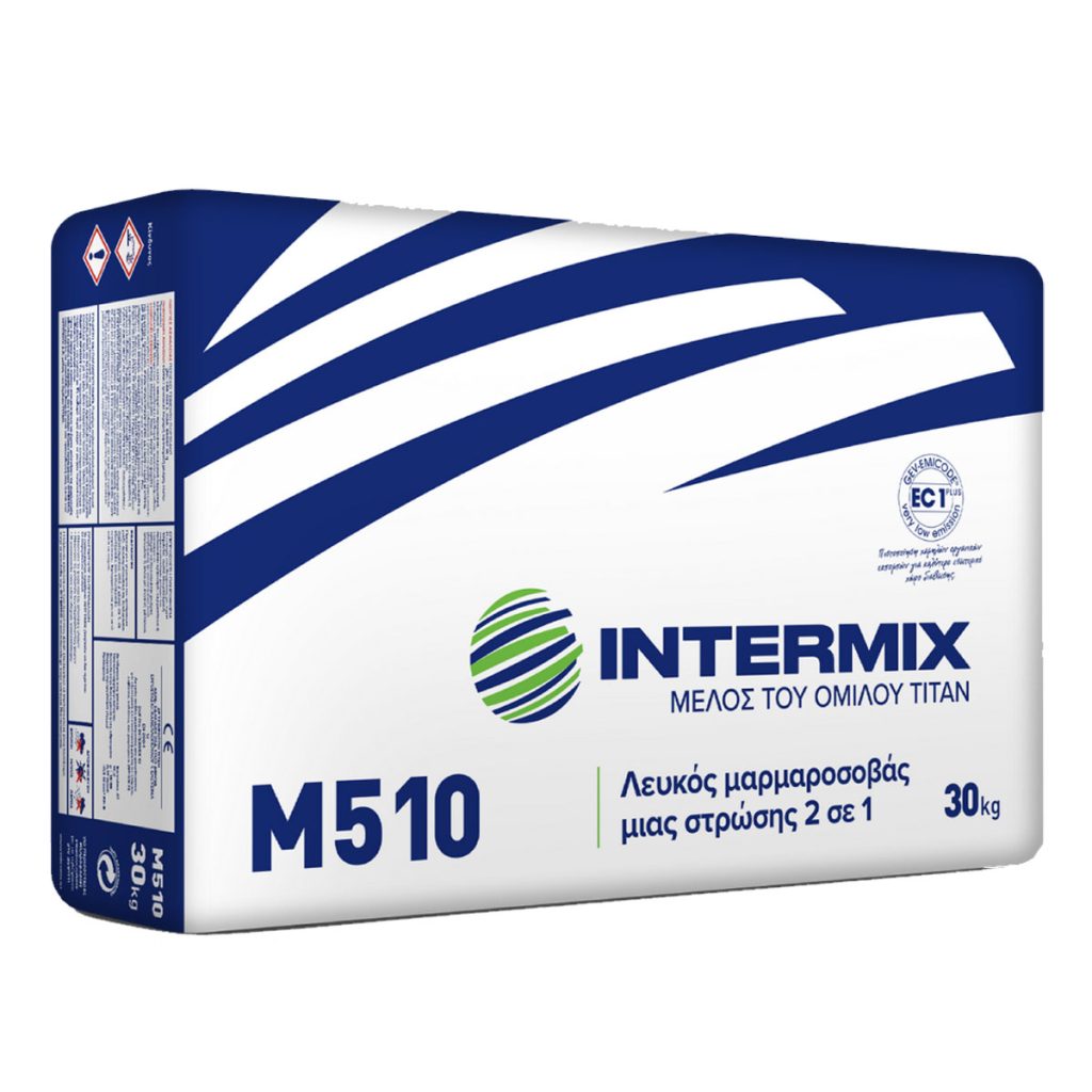 Έτοιμος μαρμαροσοβάς μιας στρώσης Μ510 INTERMIX