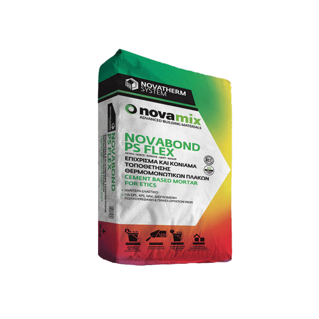 Κονίαμα Συγκόλλησης Πλακών NOVABOND PS FLEX NOVAMIX